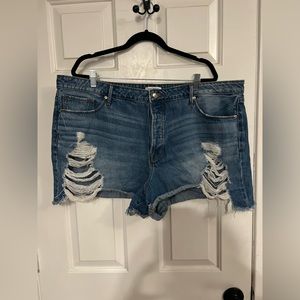 Ripped shorts